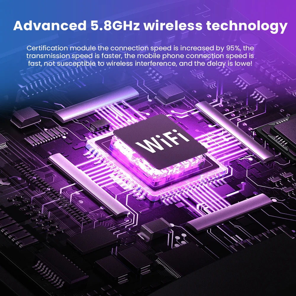 PLAYAIBOX Wireless CarPlay & Android Auto Adapter – Plug & Play WiFi Bluetooth Dongle für OEM-Systeme