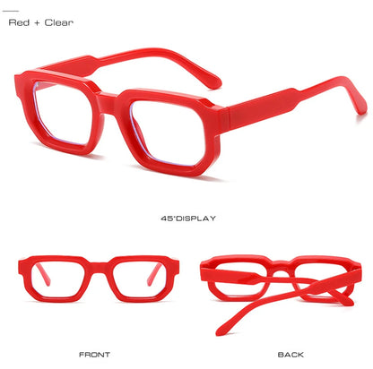 Retro Square Frame Glasses