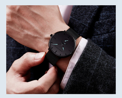 Minimal Chronograph – Luxus Mesh-Uhr für Herren & Damen