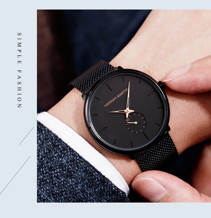 Minimal Chronograph – Luxus Mesh-Uhr für Herren & Damen