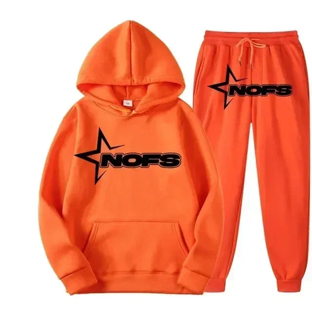 NOFS Streetwear Jogginganzug 2-teilig – Hoodie & Jogginghose Unisex
