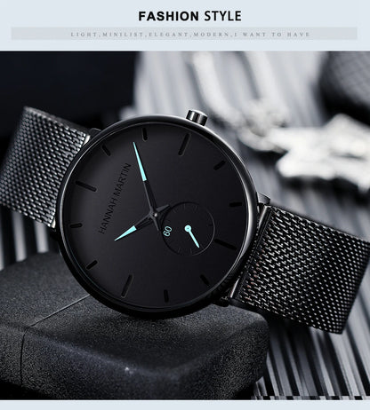 Minimal Chronograph – Luxus Mesh-Uhr für Herren & Damen